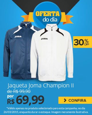 Oferta do Dia! Jaqueta Joma Champion II