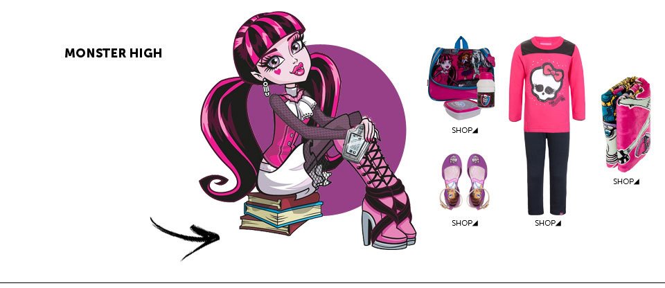 Top personagens: Monster High