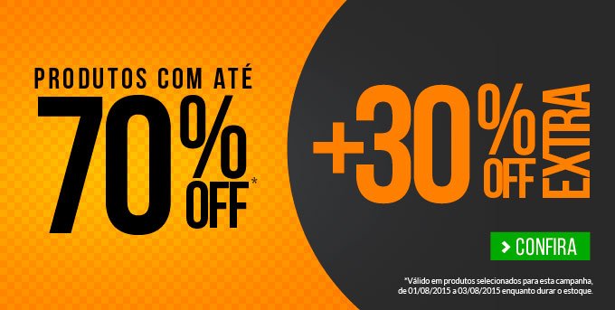 Outlet + 30% off