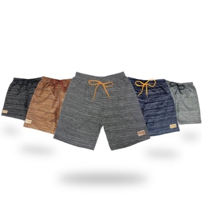 Kit Bermudas Masculinas Shorts Moletinho Infantil E Juvenil Moletom