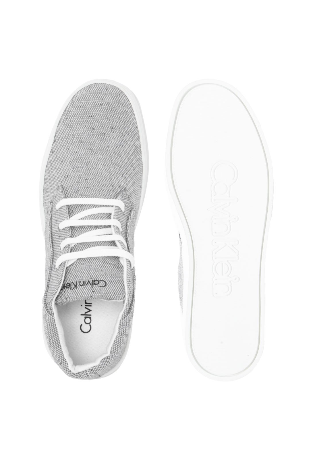 sapatenis calvin klein cinza