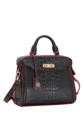 Bolsa Feminina Croco Deluxe M O Compre Agora Dafiti Brasil