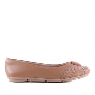 Sapatilha Feminina Comfortflex 2463323 Comfortflex Nude Compre Agora