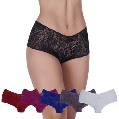 Kit 5 Calcinhas Secreta Renda Concept Lingerie Multicolorido Compre