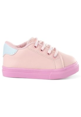 Tênis Infantil Menina Baby Casual Funfy 3061A Rosa Feminino Básico