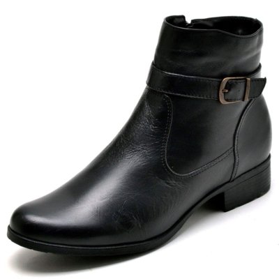 Bota Botina Em Couro Country Cano Curto Jna Shoes Compre Agora