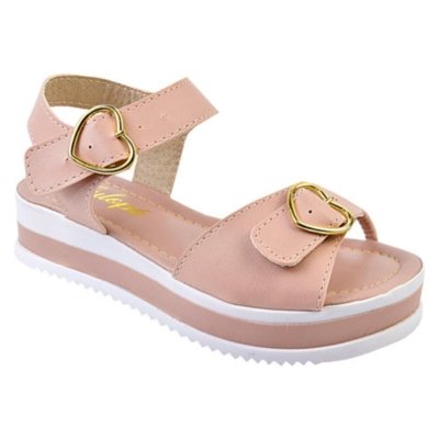 Sand Lia Lulop Menina Plataforma Flatform Fivela Nude Compre Agora