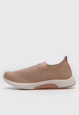 T Nis Slip On Modare Hotfix Nude Compre Agora Dafiti Brasil