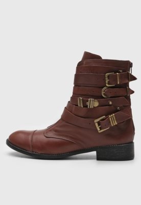 Bota Santa Lolla Fivelas Marrom Compre Agora Dafiti Brasil