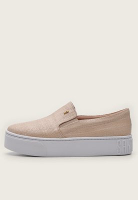 Tênis Slip On Santa Lolla Tressê Nude Compre Agora Dafiti Brasil