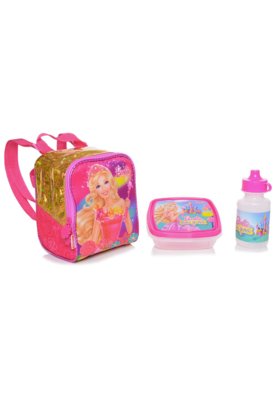 Lancheira Sestini Barbie E O Portal Secreto Rosa E Dourado Compre