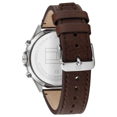 Rel Gio Tommy Hilfiger Masculino Couro Marrom Compre Agora