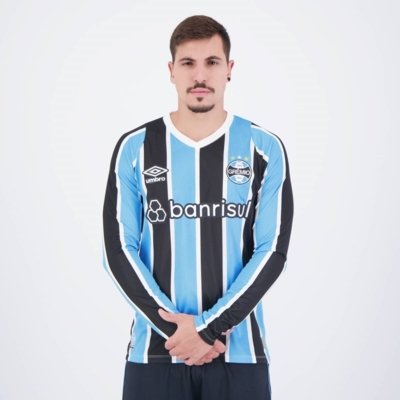 Camisa Umbro Grêmio I 2024 Manga Longa Compre Agora Dafiti Brasil