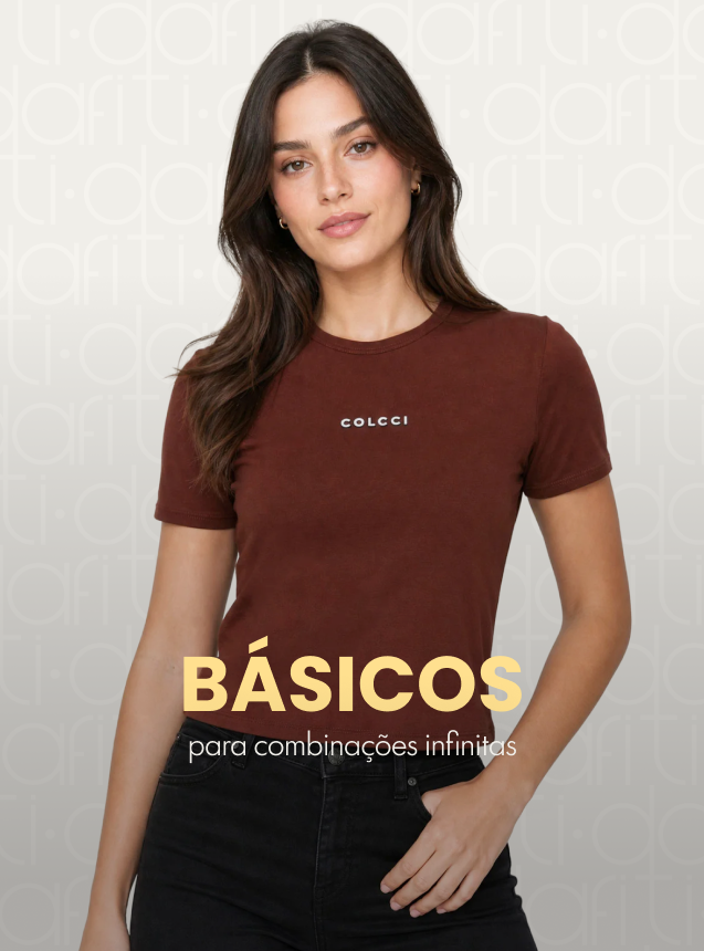 [BRAND MIX] Básicos a partir de R$29,90 (Hering, Rovitex, Colcci, Forum) 