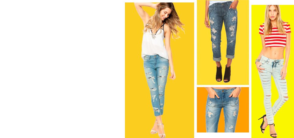 Jeans Rasgado