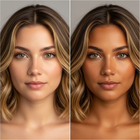 Bronzeia rapidamente e fica dourada