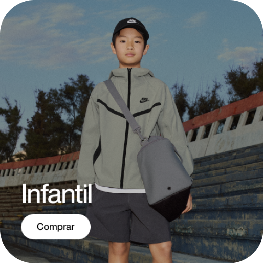 Banner especial roupas Nike infantil