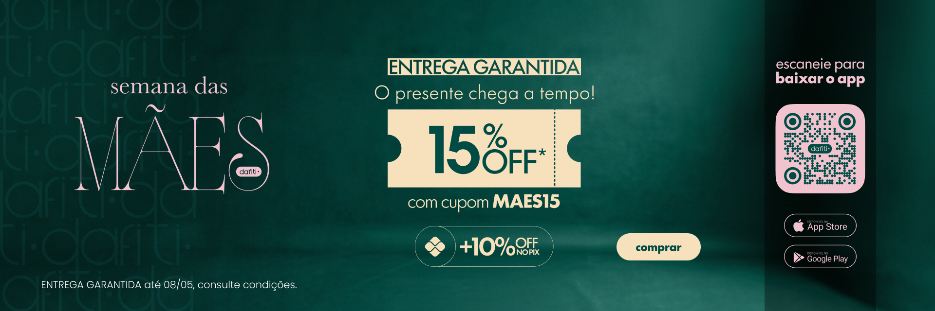 [SOCIAL] Presenteáveis Mães - Live - Cupom 15.0% OFF 