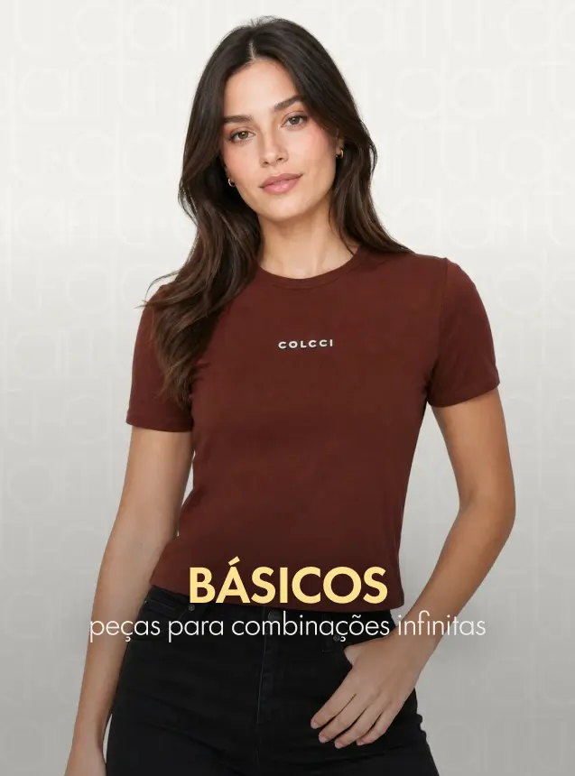 [BRAND MIX] Básicos a partir de R$29,90 (Hering, Rovitex, Colcci, Forum) 