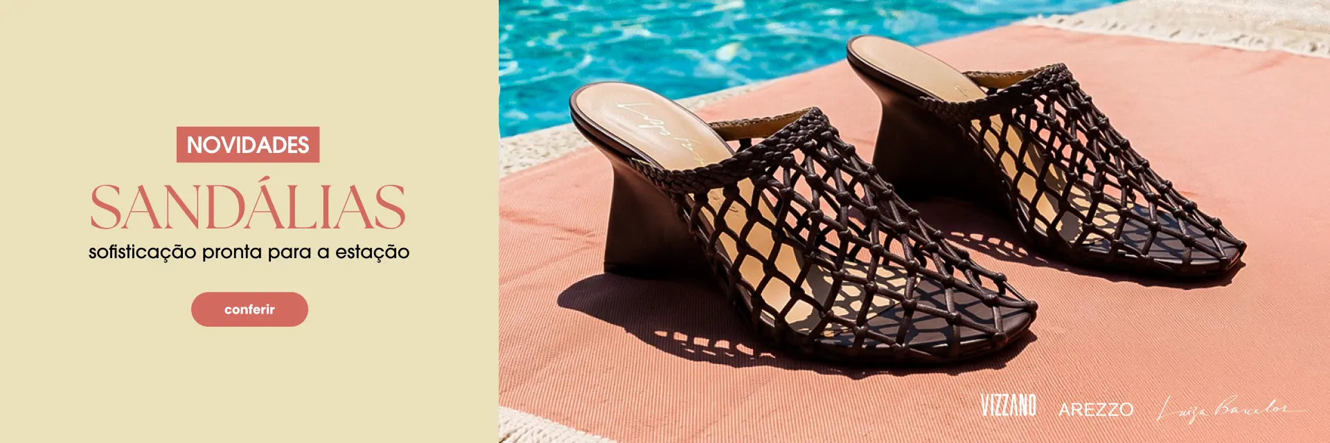 [Categoria] Nova coleção de sandalias das favoritas 