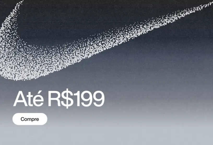 Banner especial roupas Nike casual