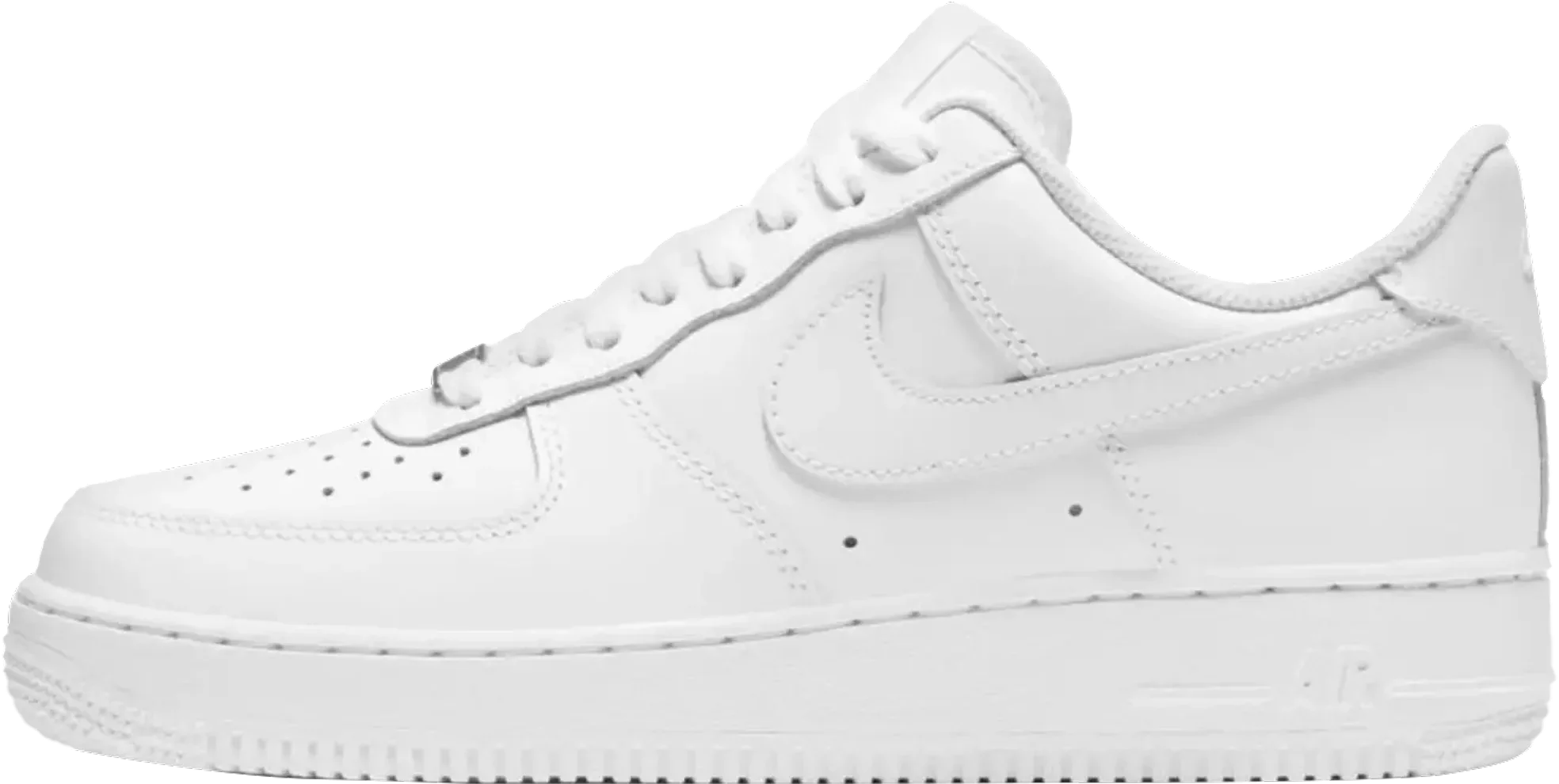 Tênis Nike Air Force 1 branco unissex disponível na Dafiti.