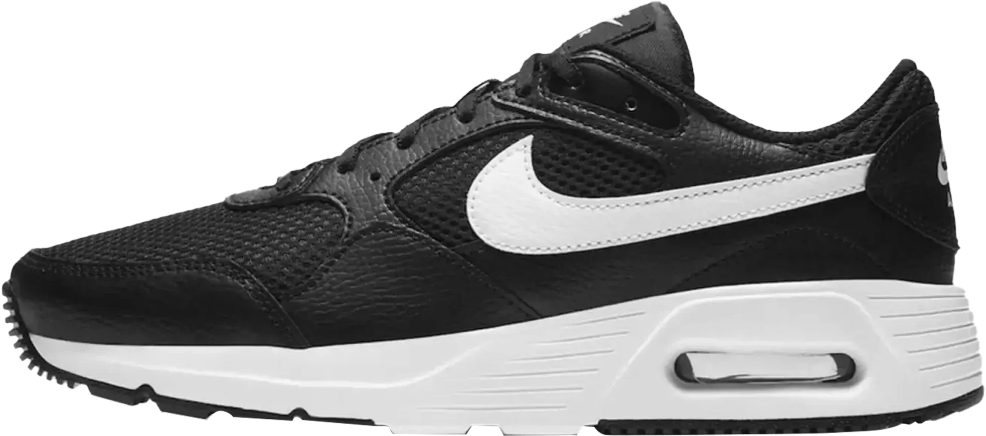 Tênis Nike Air Max SC preto e branco masculino disponível na Dafiti.