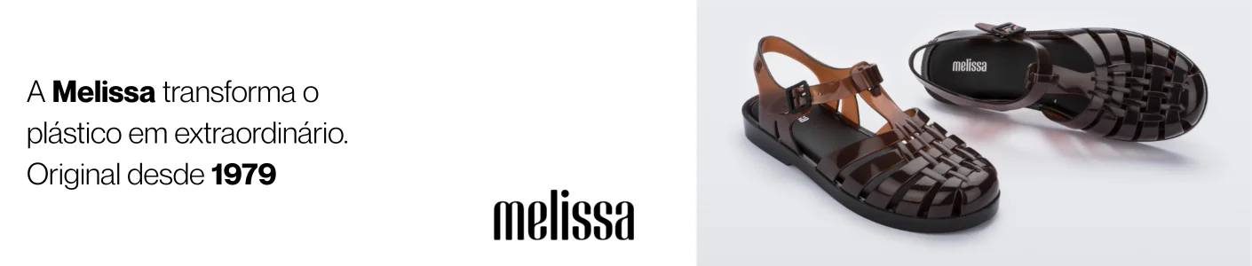 A Melissa transforma o plástico em extraordinário. Original desde 1979.