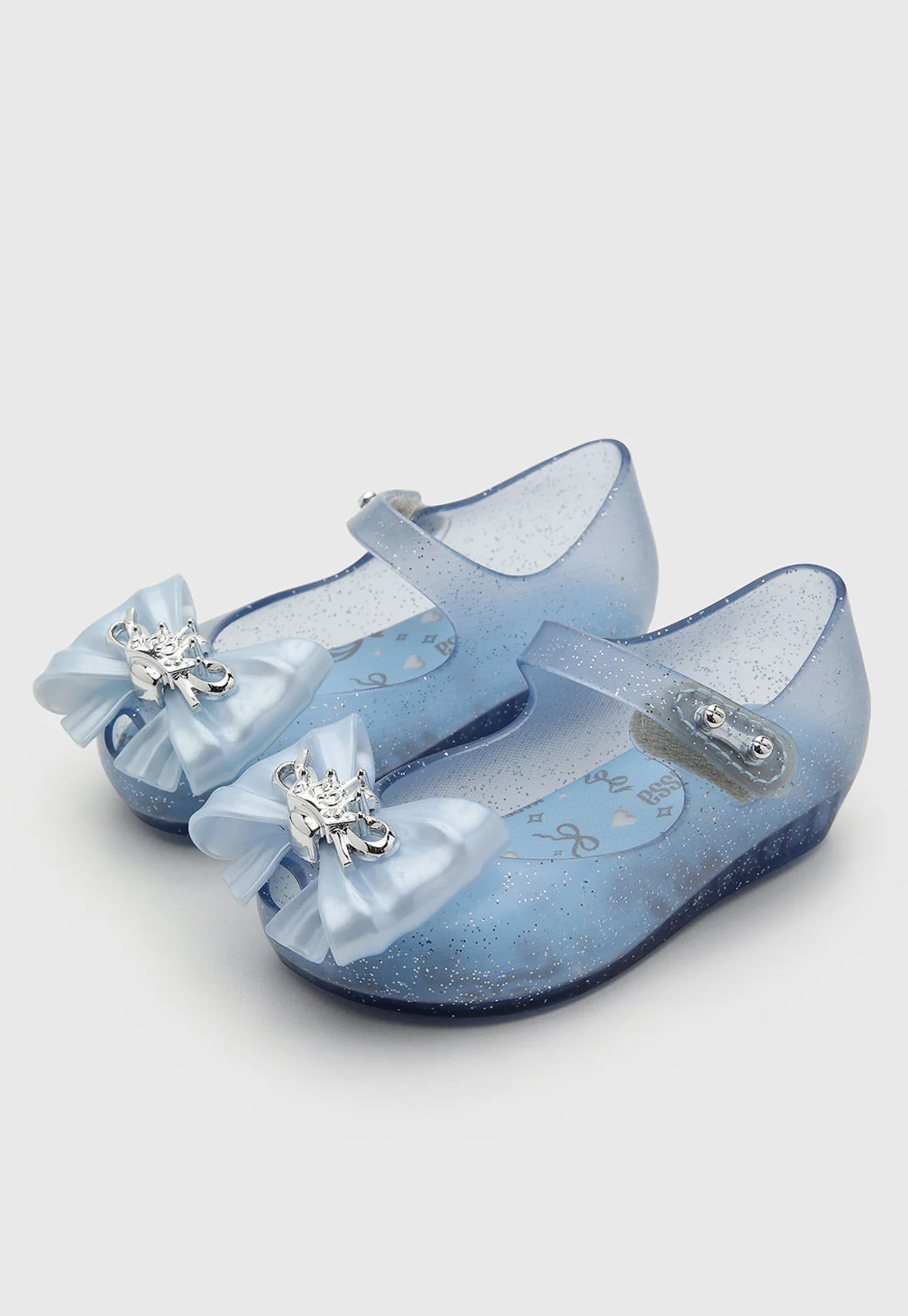 Sapatilha Infantil Mini Melissa Disney princesas Azul