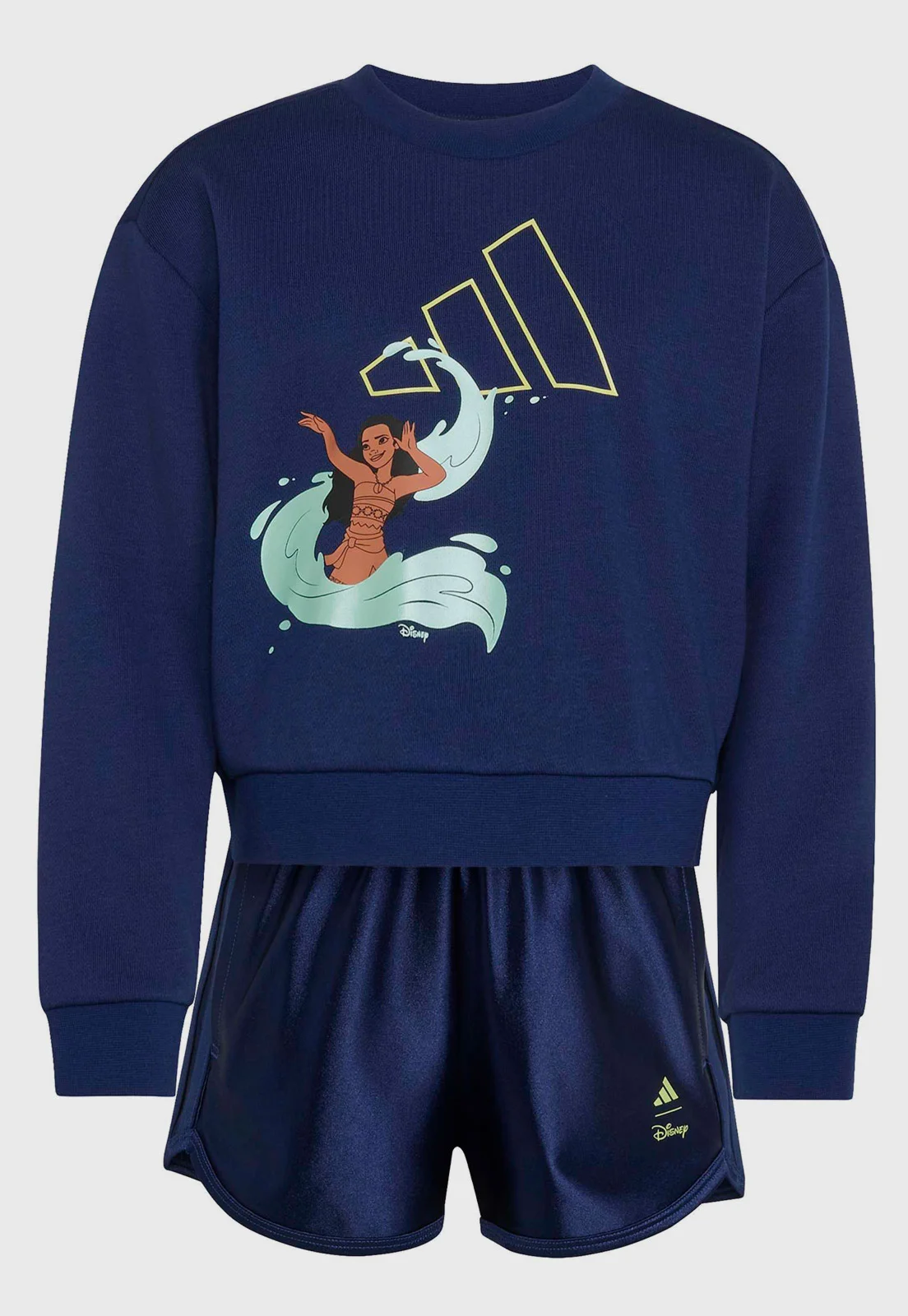 Conjunto Infantil adidas Sportswear Disney Moana Azul Marinho