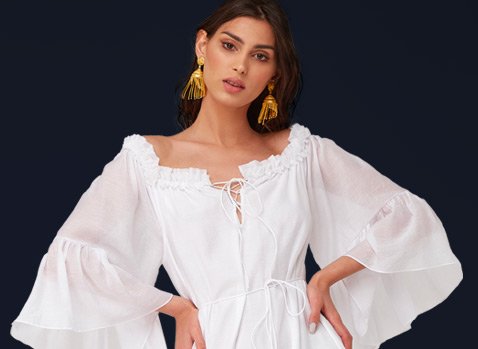 Foto de uma modelo feminina