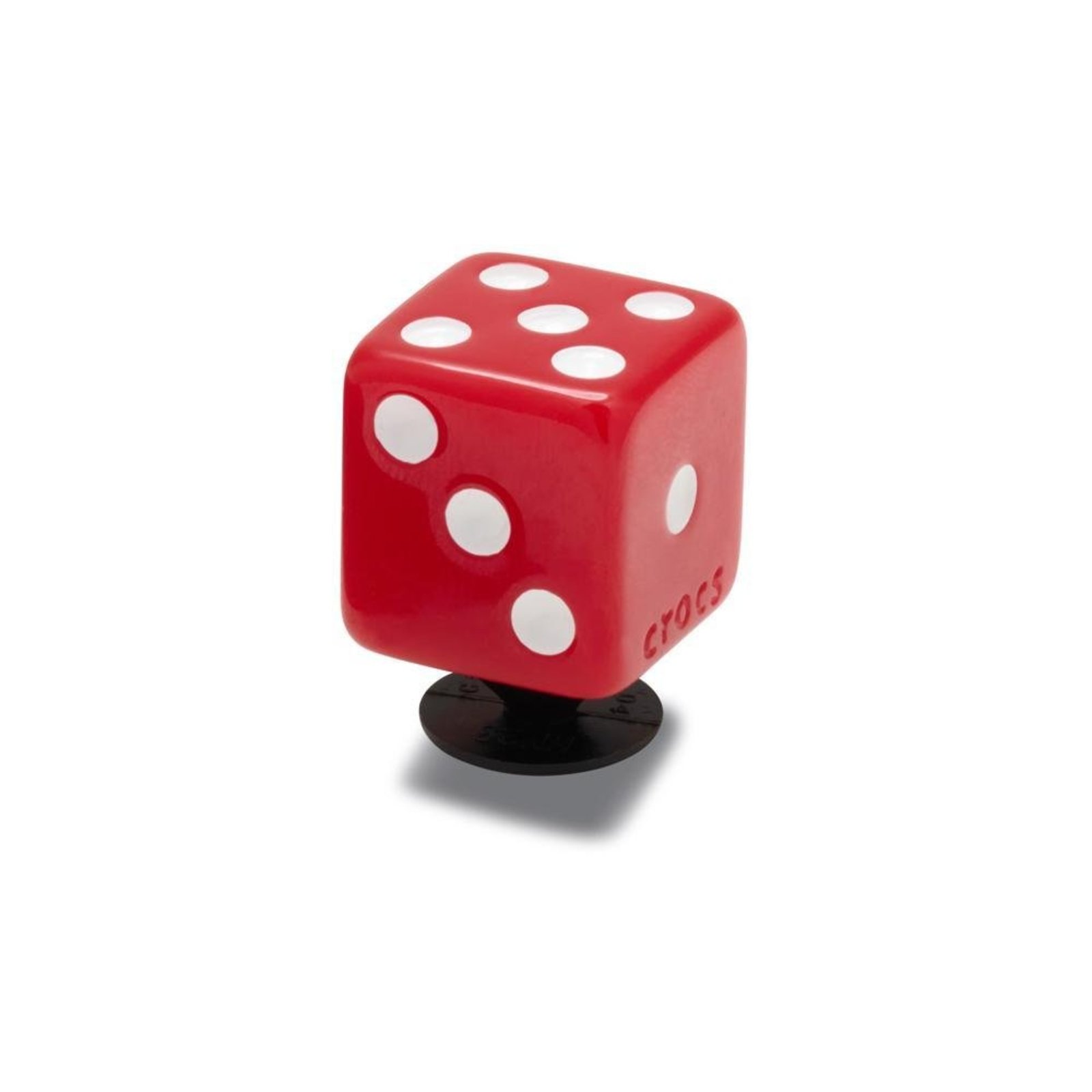 Infantil - Jibbitz™ Dado Vermelho Único Branco