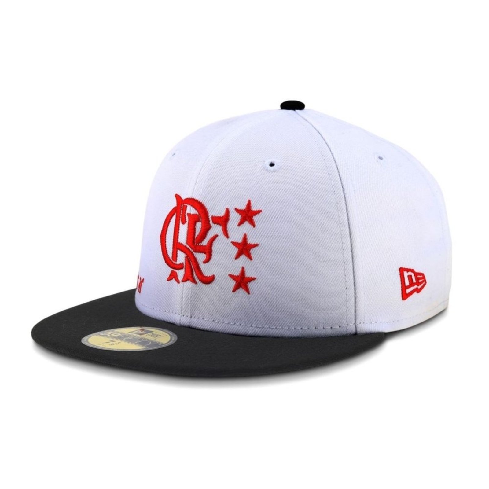 Boné New Era 59FIFTY Flamengo 1981 White CRF Futebol Branco