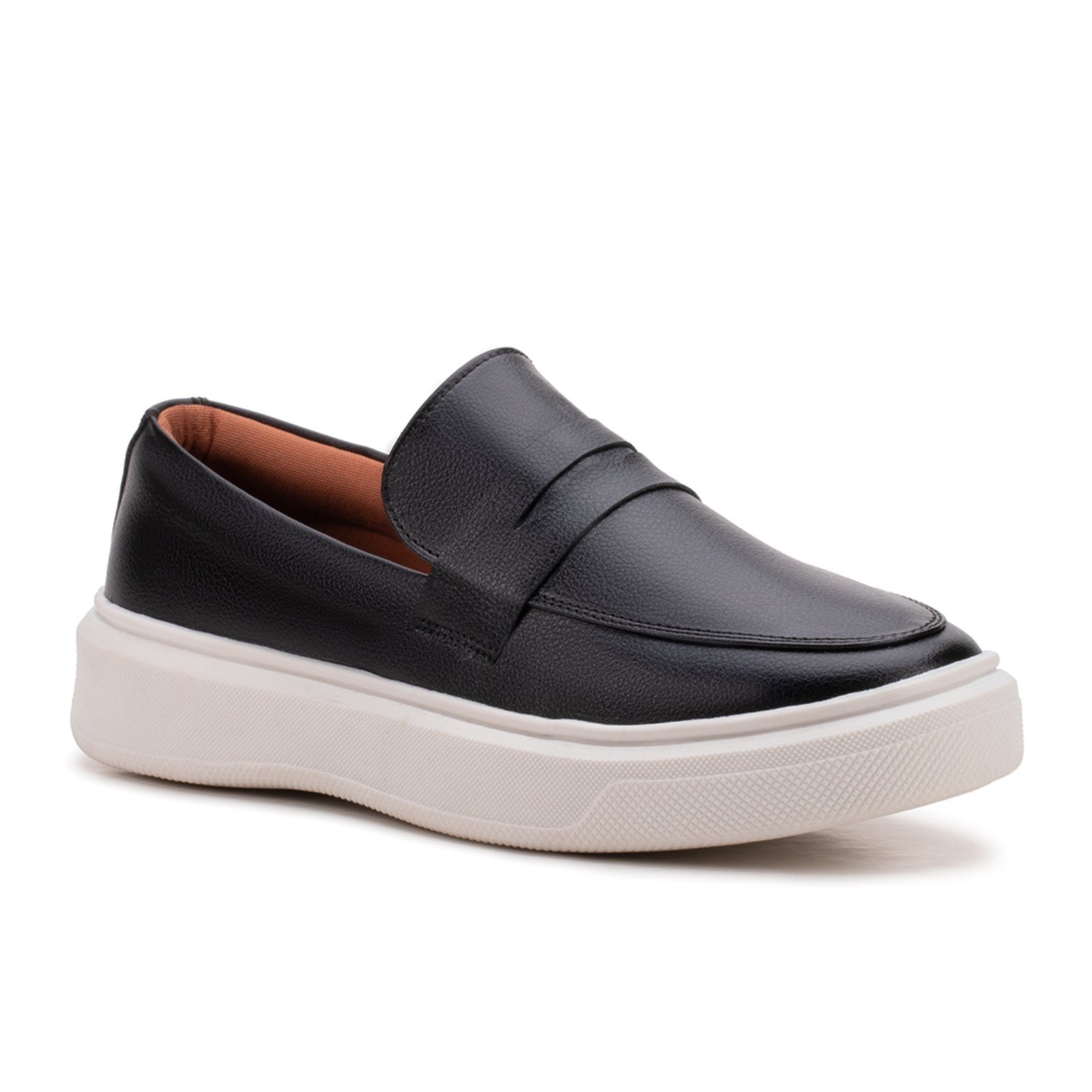 Mocassim Masculino Loafer Casual Premium Preto Couro Confortável