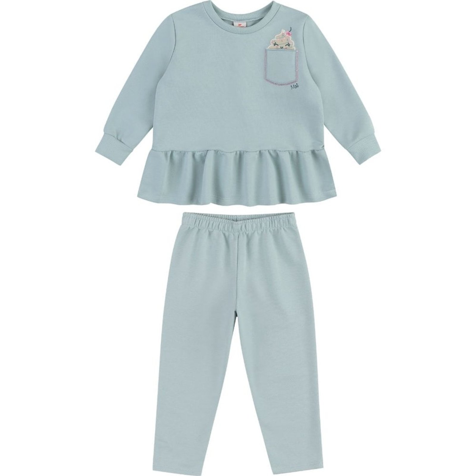 Infantil - Conjunto Longo Moletom Menina Marisol