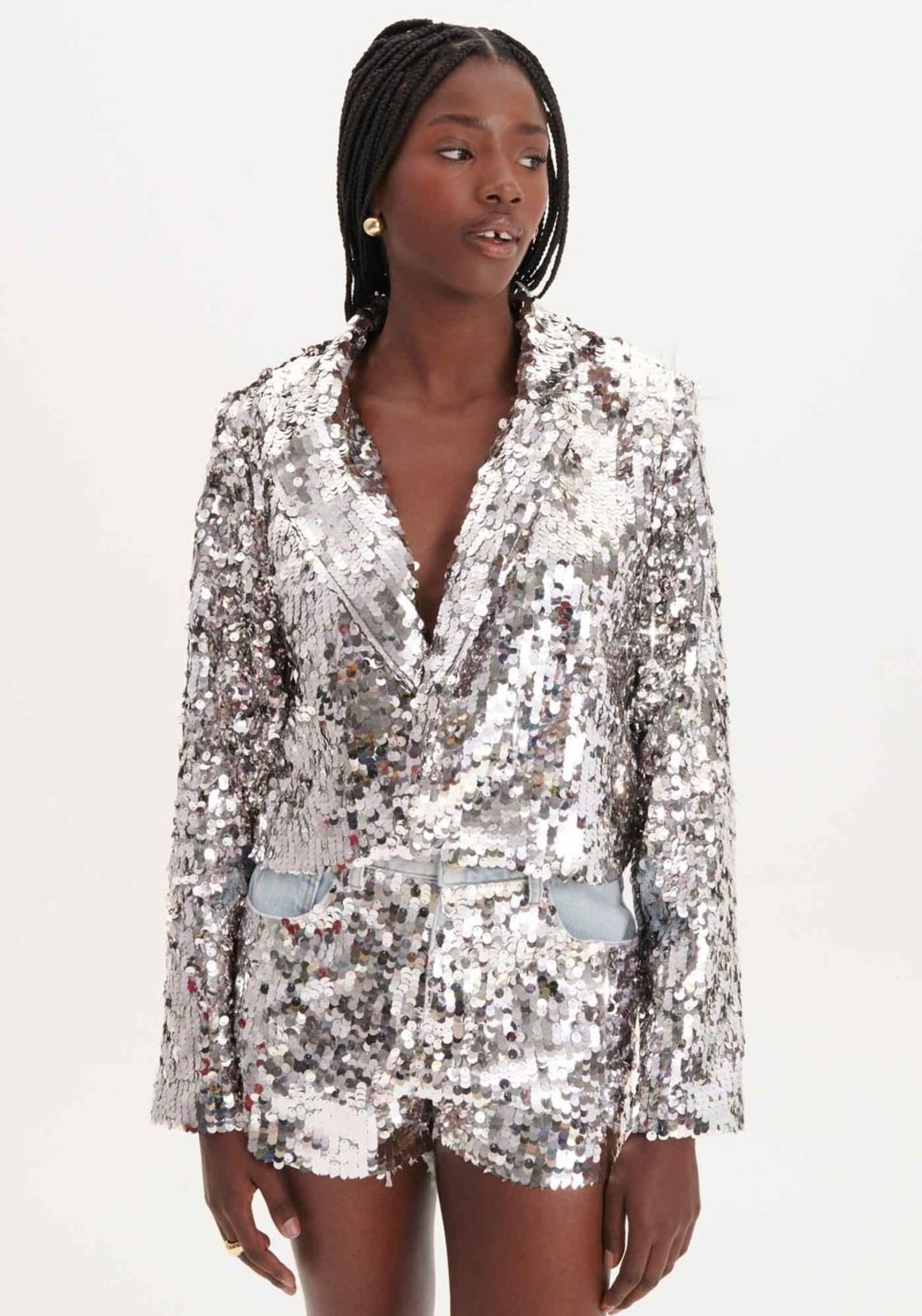 Blazer Curto Paetê My Favorite Things