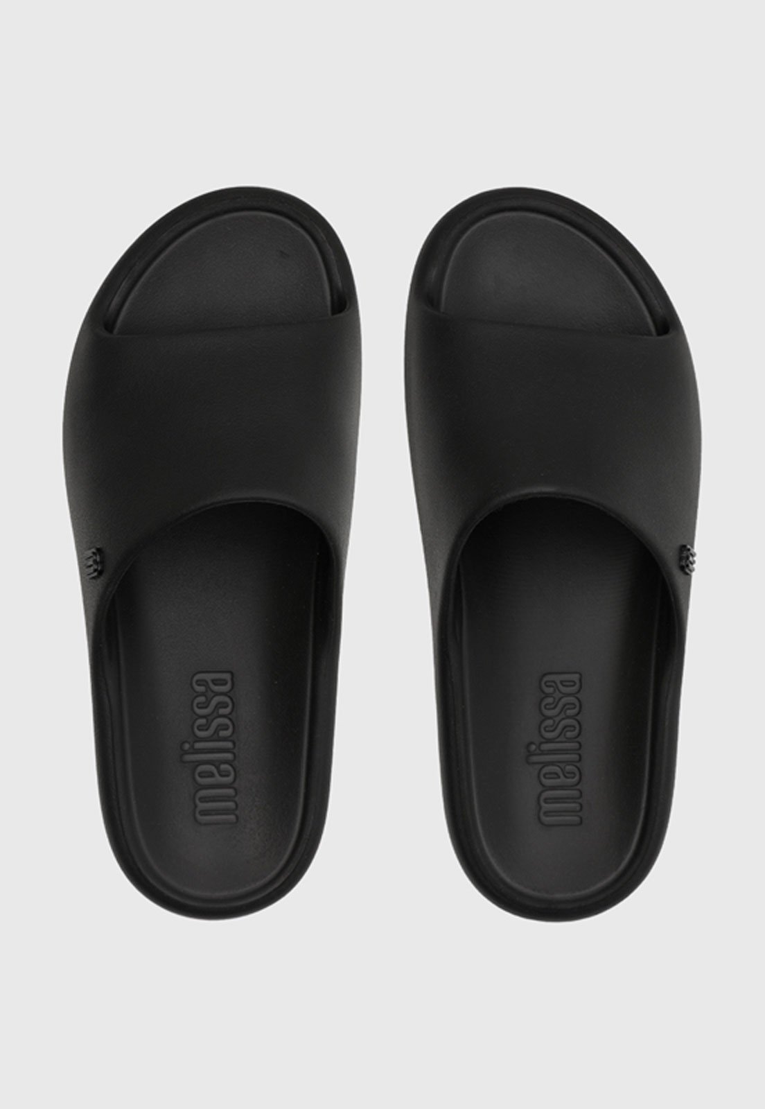 Chinelo Slide Melissa Free Print Preto