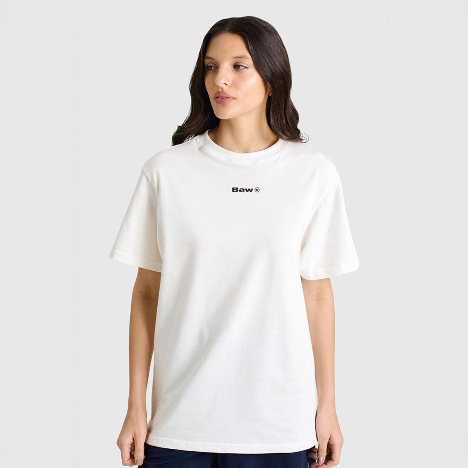 Camiseta Regular Selfie Logo Off-white