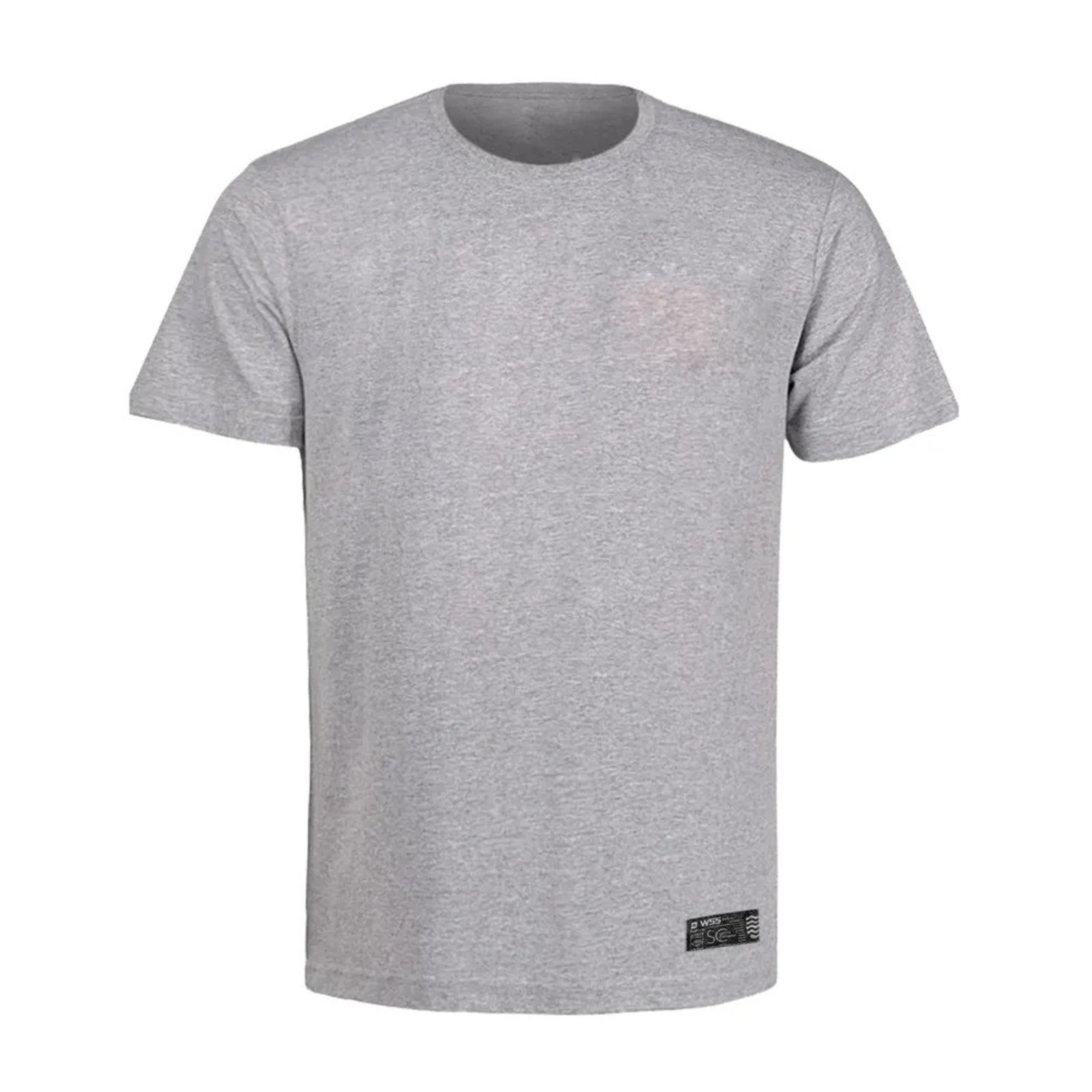 Camiseta Plus Size Masculina Poseidon’s Spear Prime WSS Back Cinza