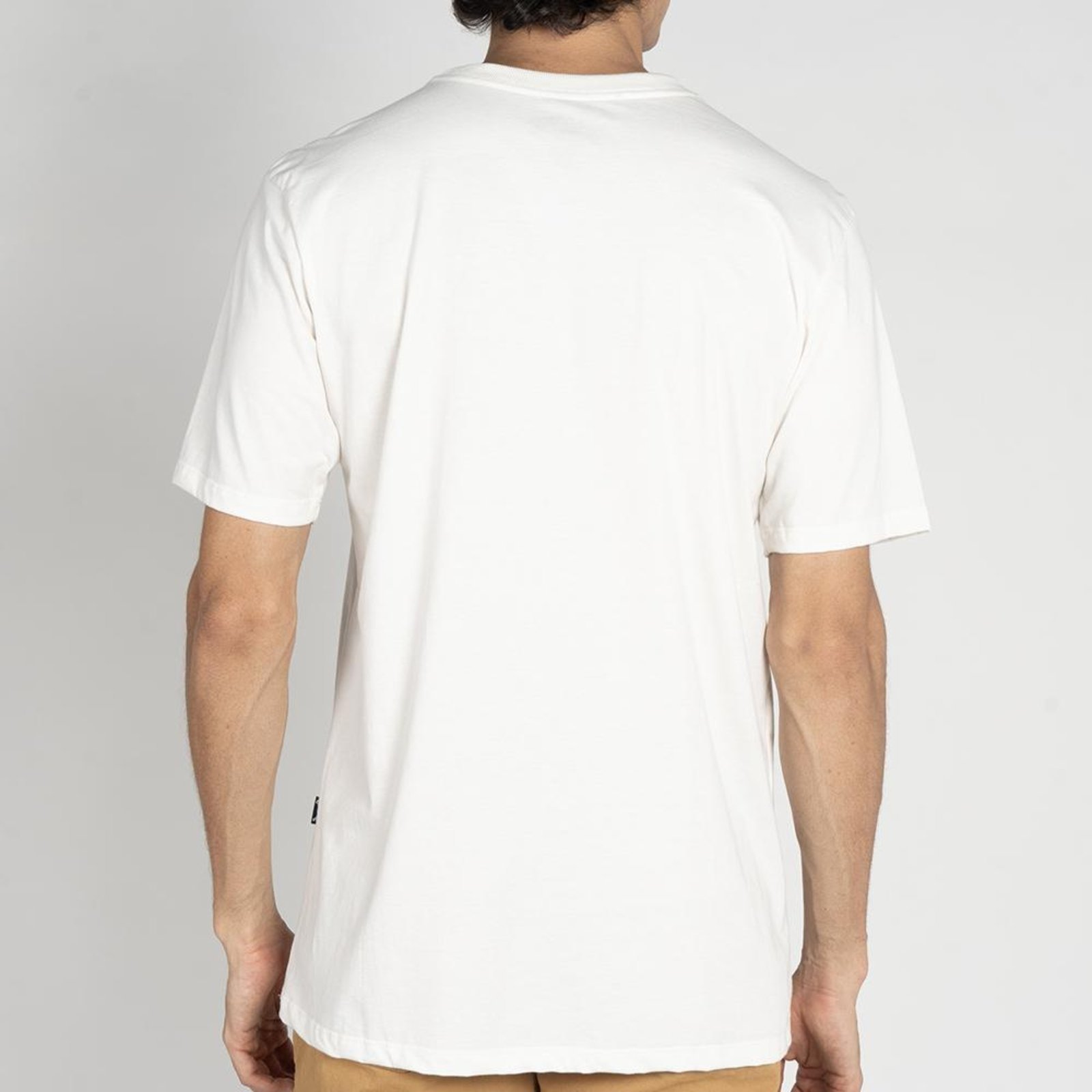 Vista 3 Camiseta Billabong Wave Stripe WT25 Masculina Off White off-white white Billabong off-white white