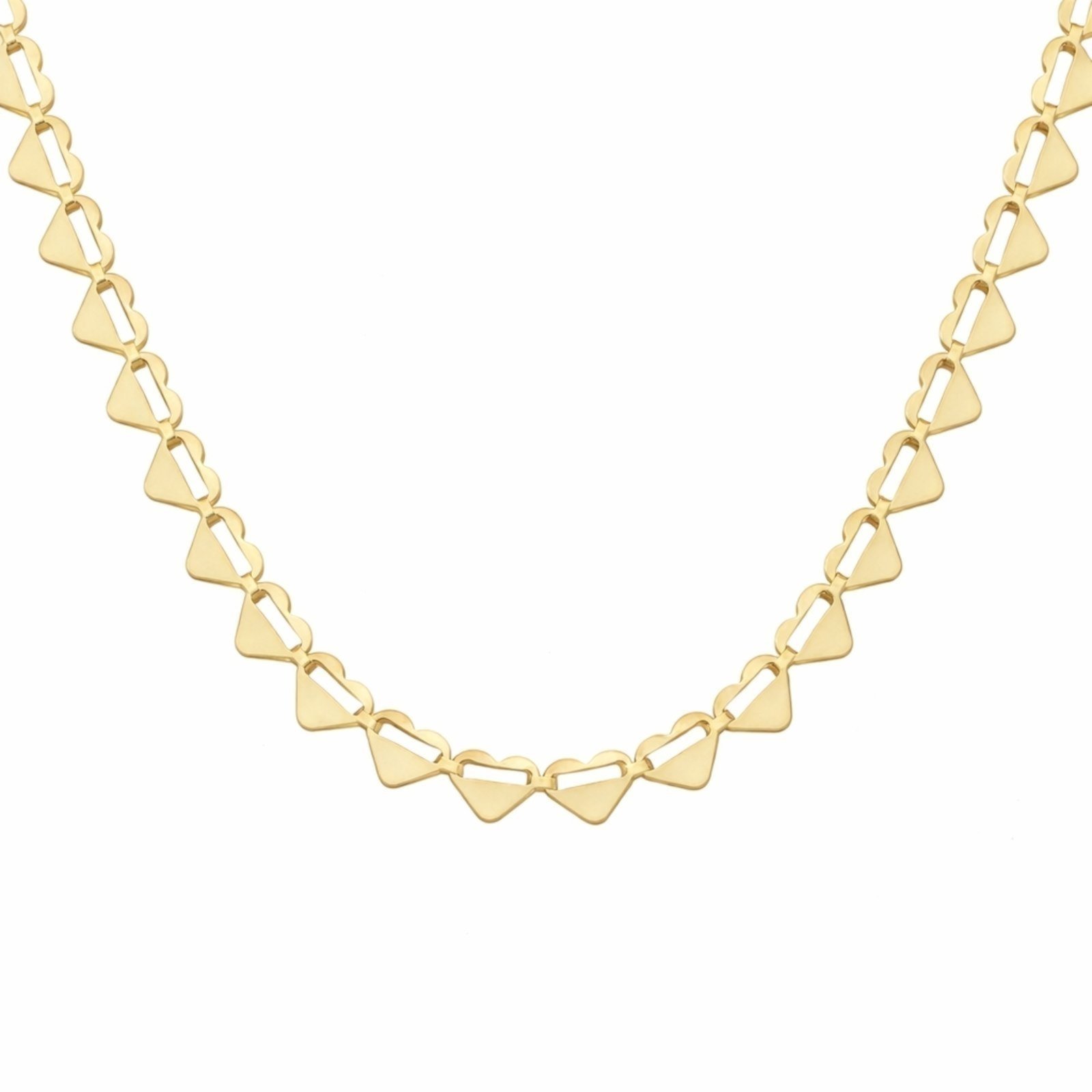 Choker Coração Banhada a Ouro 18k