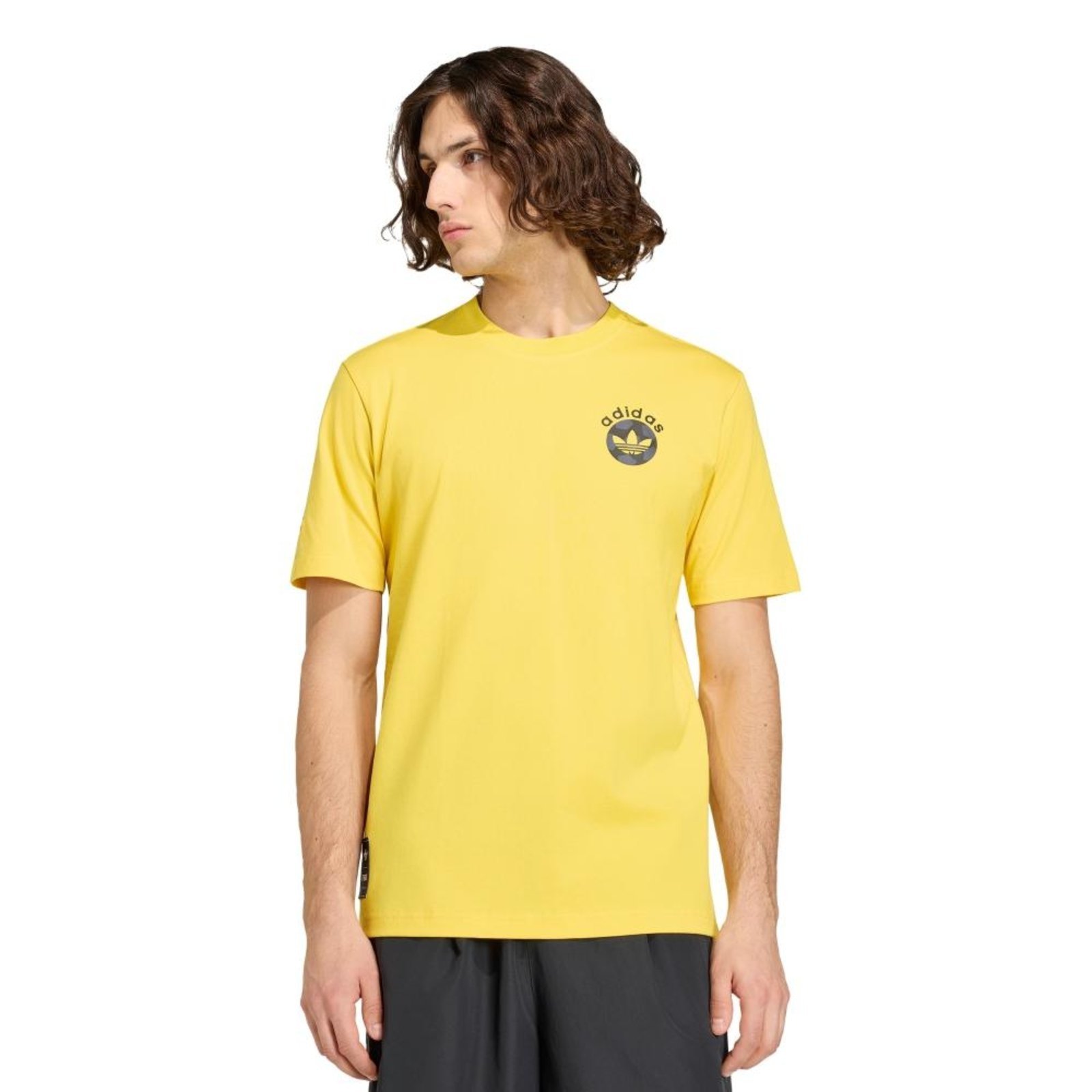 Camiseta estampada Archive Football adidas Originals Amarelo