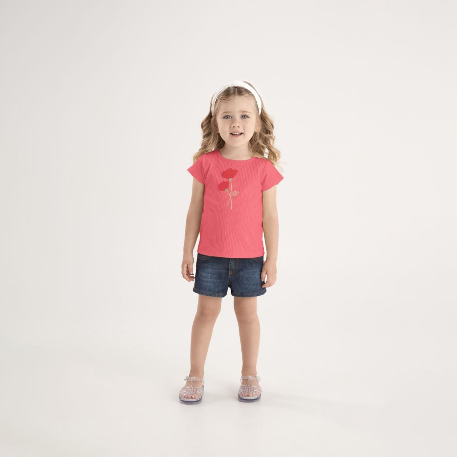 Infantil - Blusa Vermelho Primeiros Passos Pulla Bulla Menina - 53703-1342