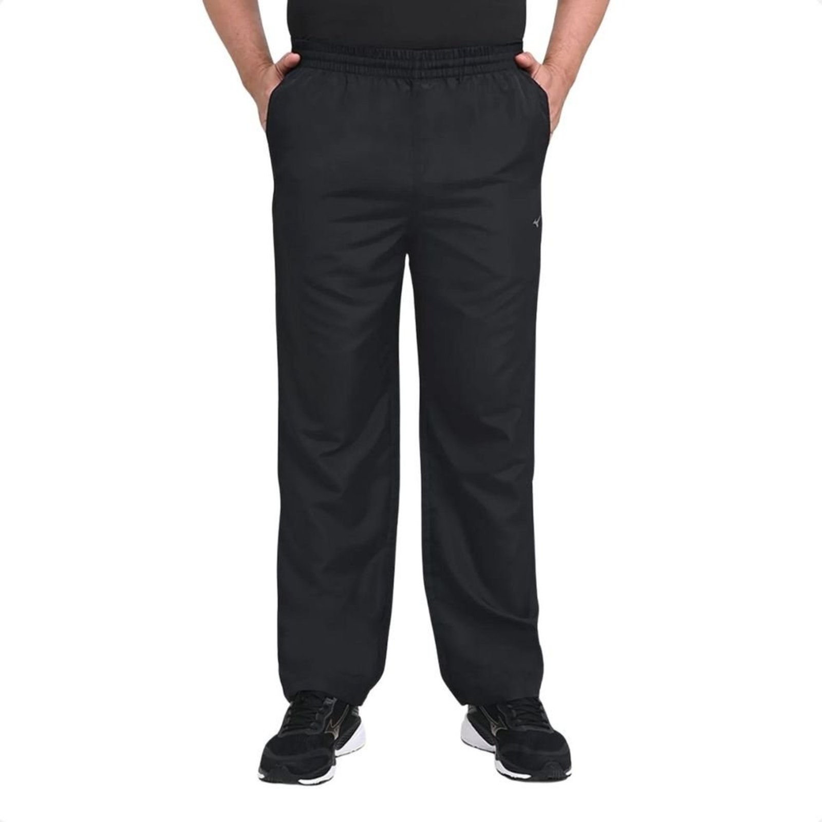 Calca Masculina Nylon Mizuno Basica Preta