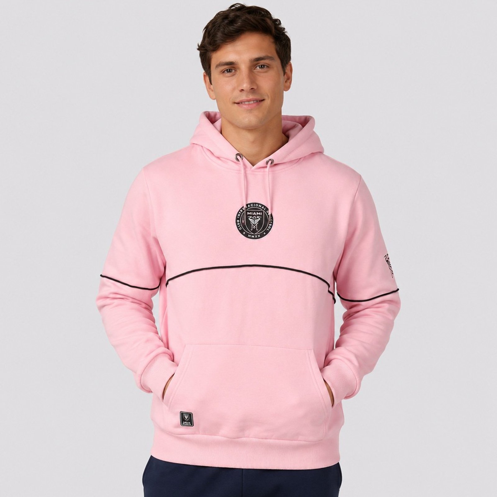 Moletom Inter Miami Canguru Rosa