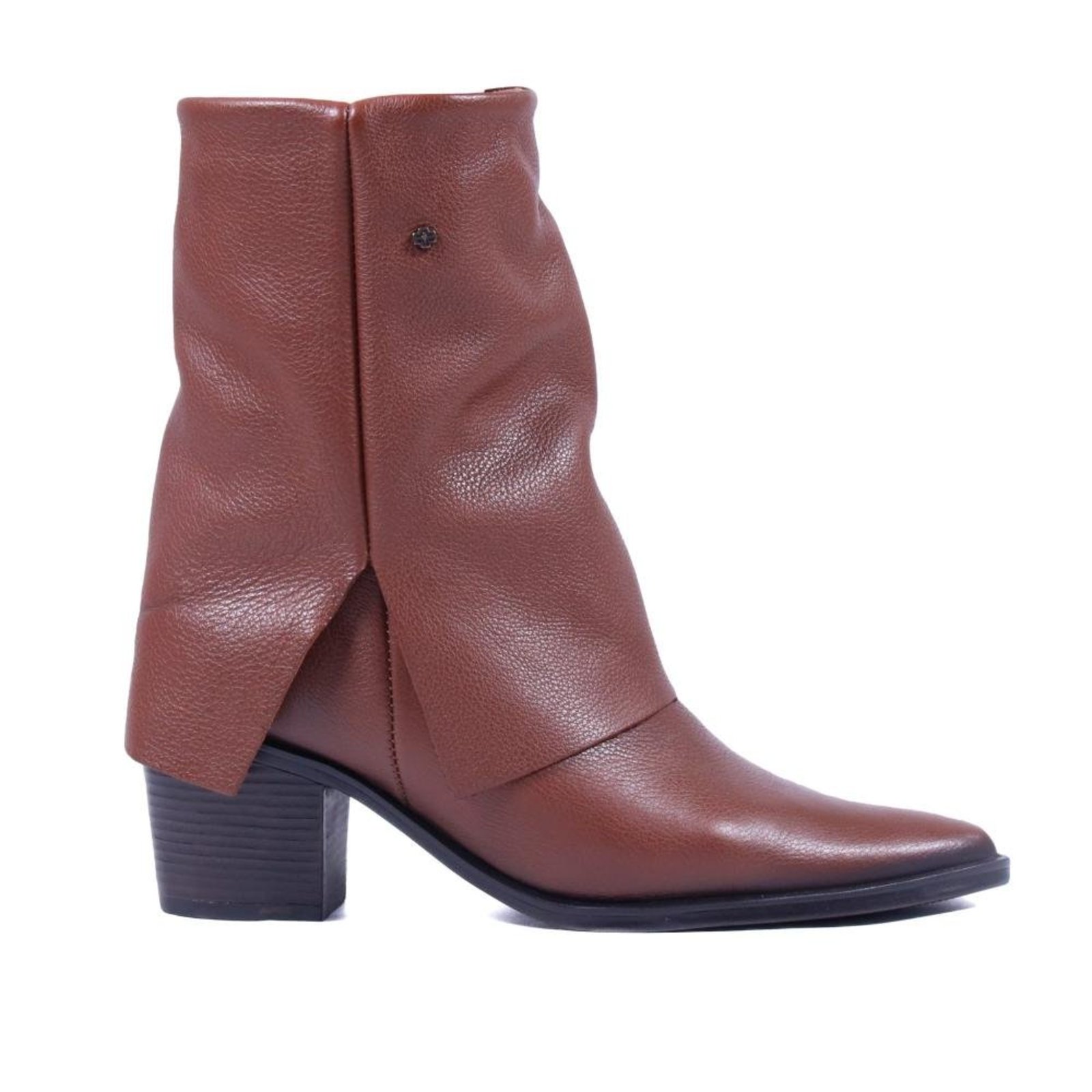 Bota Feminina Country Loren em Couro Zariff Lor005 Marrom Incolor