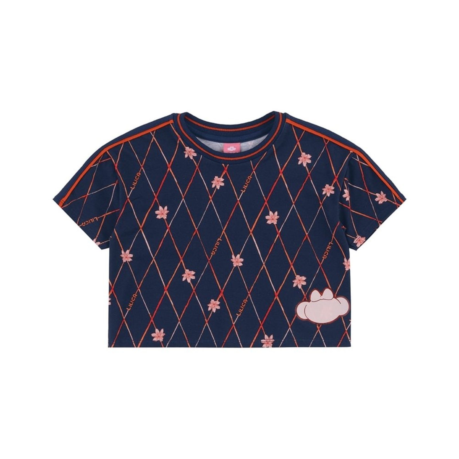 Infantil - Blusa Manga Curta Estampada Menina Lilica Ripilica