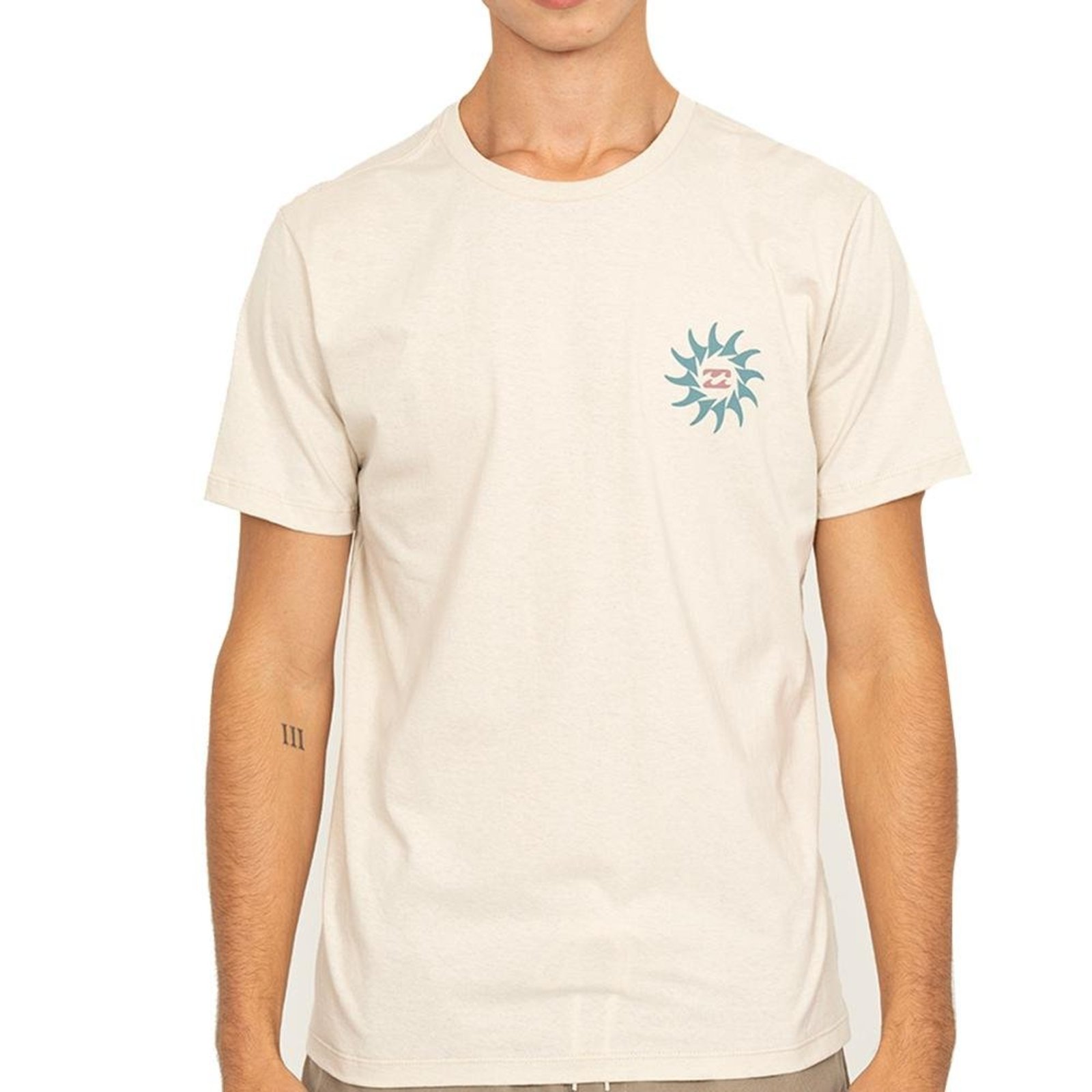 Camiseta Billabong Rotation SM27 Masculina Areia