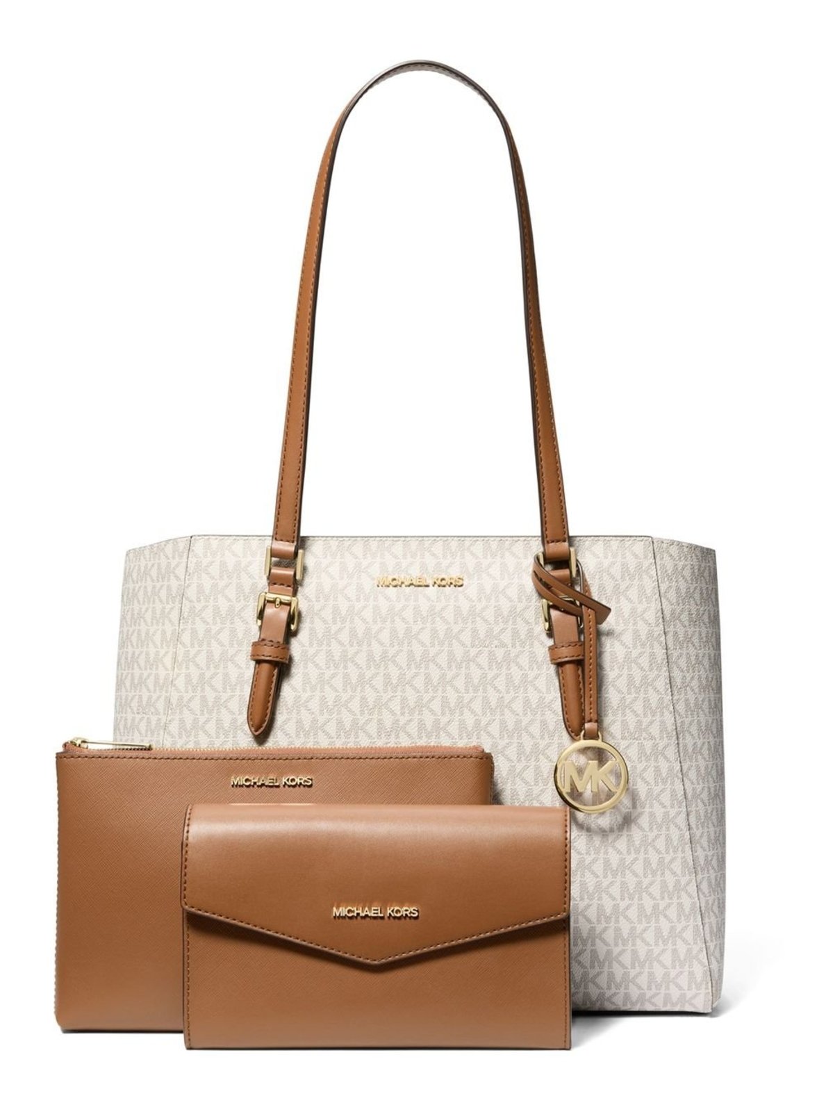 Vista 3 Bolsa Tote Charlotte 3In1 Logo Grande 35F3gcft9t150 branco branco