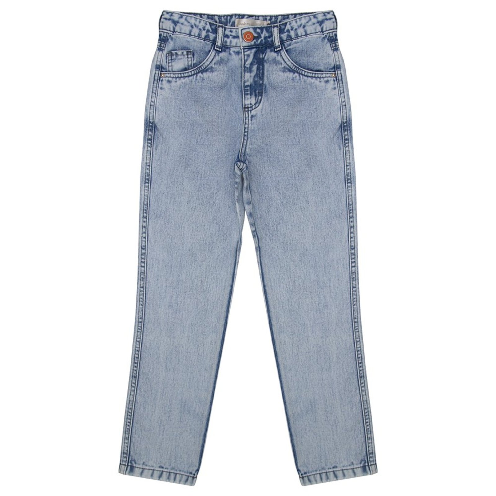 Infantil - Calça Juvenil Look Jeans Mom Jeans